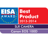 Canon EOS 100D slr EISA Award