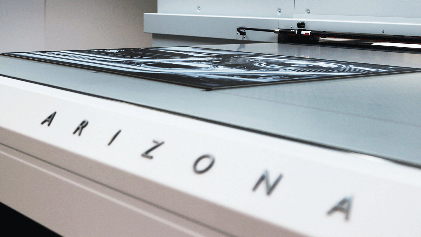 Océ Arizona 1300 flatbed LED-printer